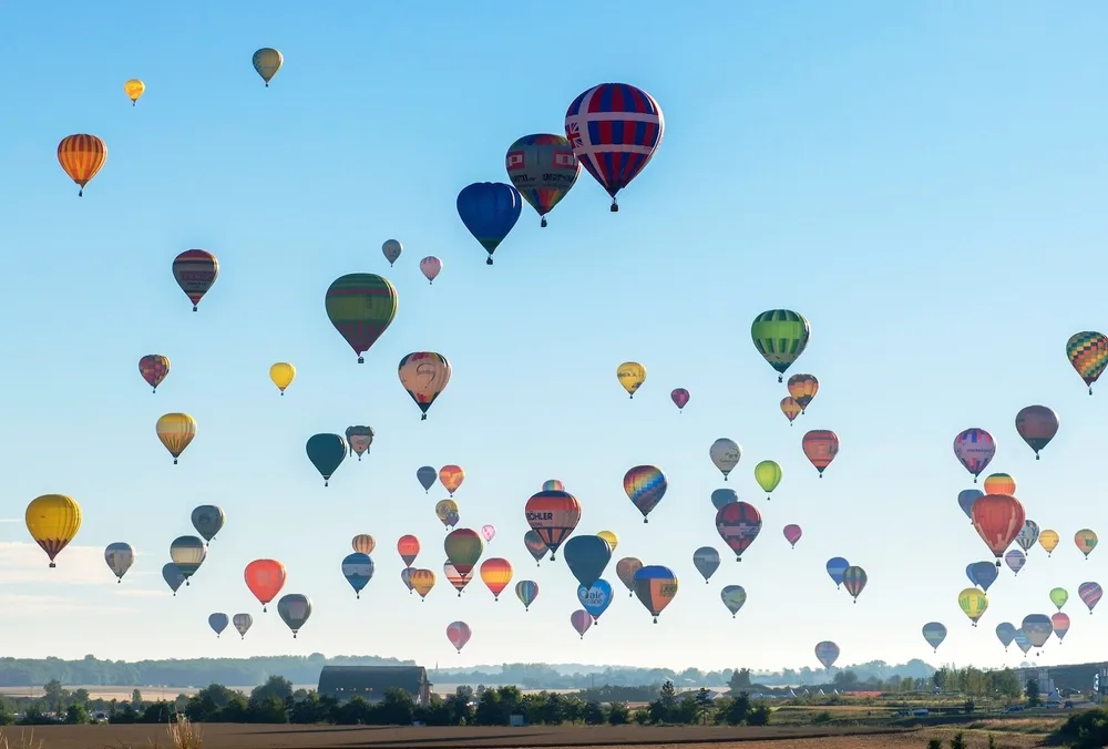 Virgin Balloon Flights launch locations across the UK