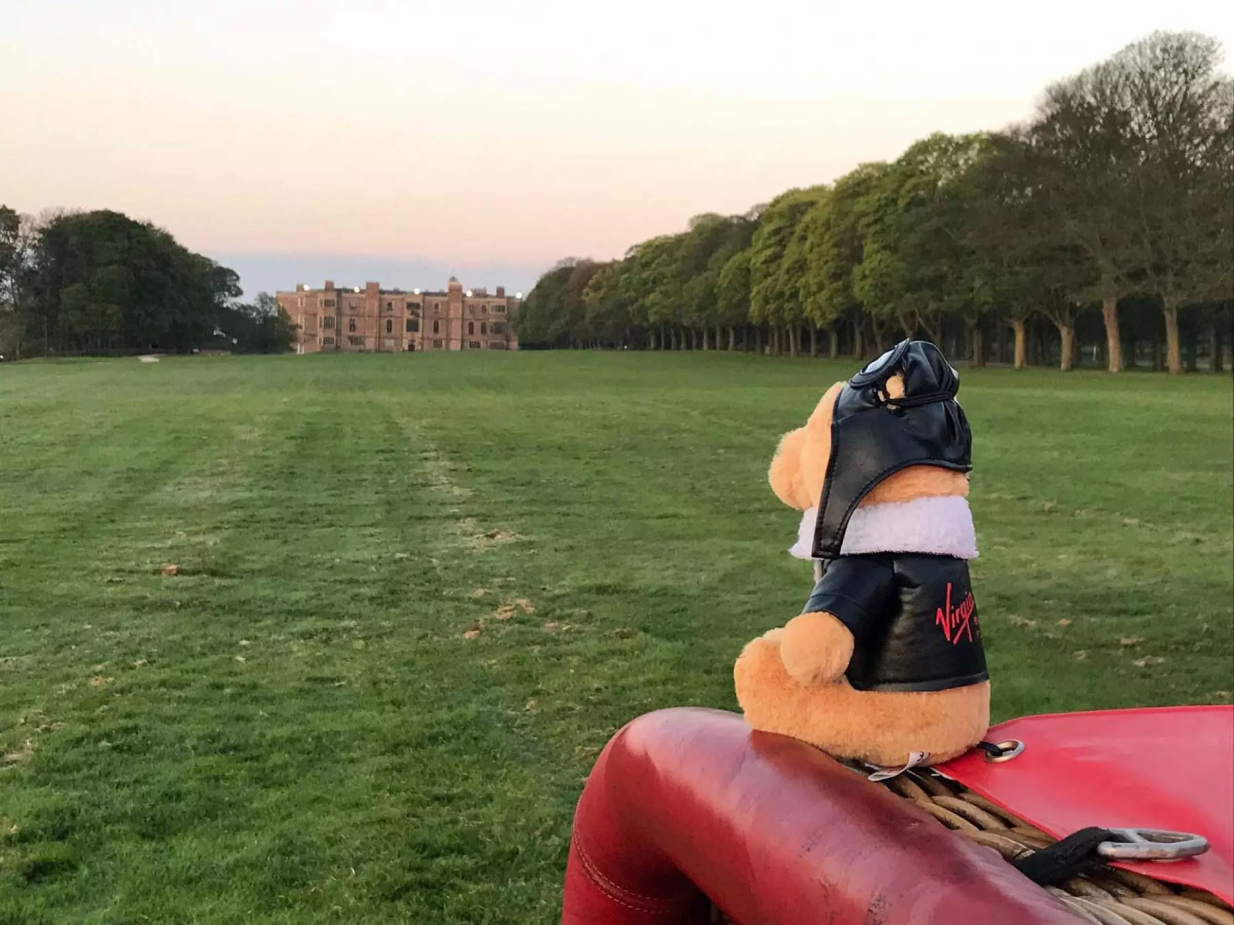 Virgin Balloon Flights launch site scene
