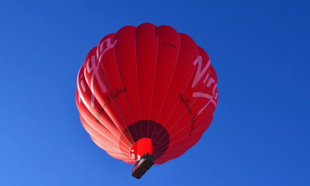 Hot air balloon ride views over Henley-on-Thames