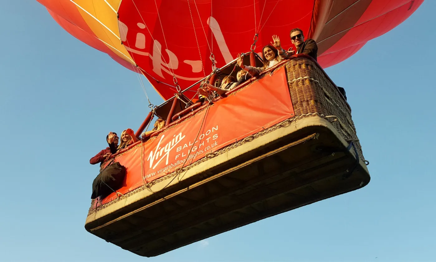 Virgin hot air balloon