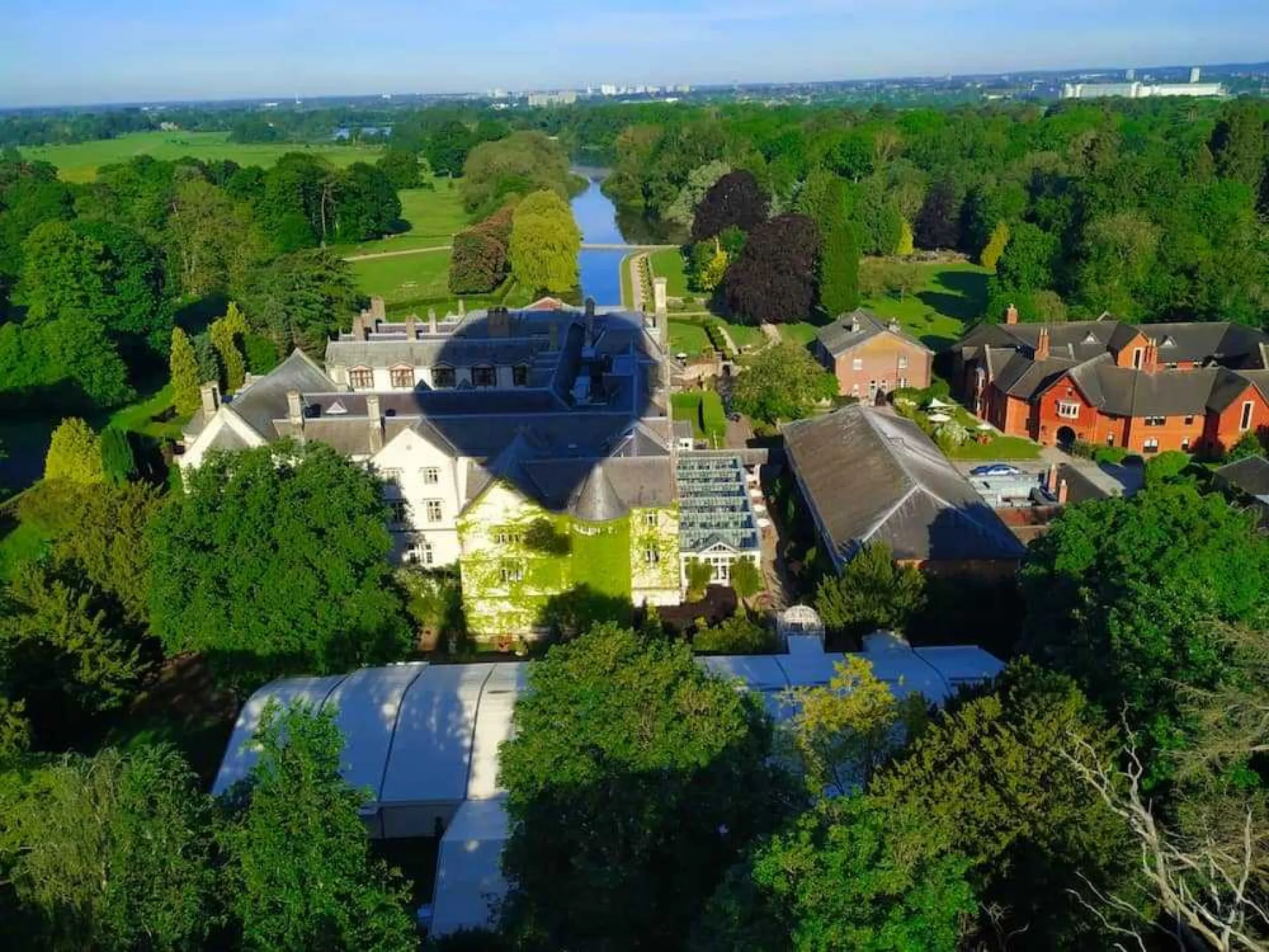 views from a hot air balloon ride in coventry warwickshire