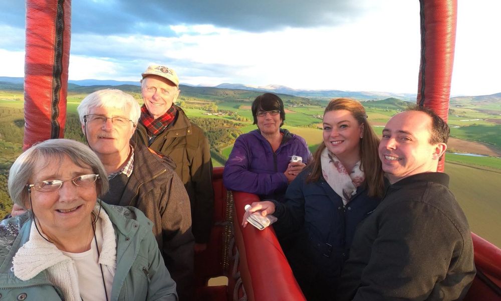 hot air balloon cornwall