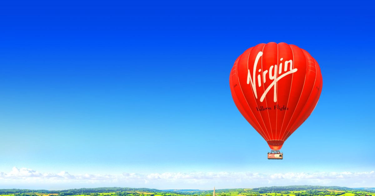 Virgin Balloon Flights 1-Hour Hot Air Balloon Ride for 2