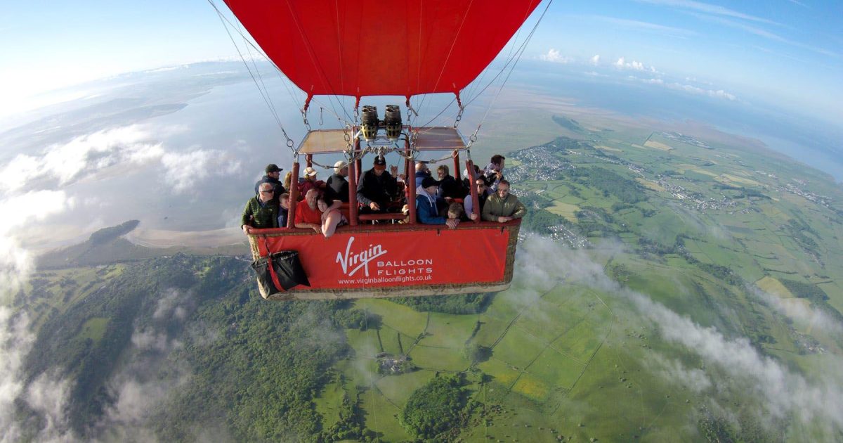 badminton Beugel vertegenwoordiger The Hot Air Balloon Experience | Virgin Balloon Flights