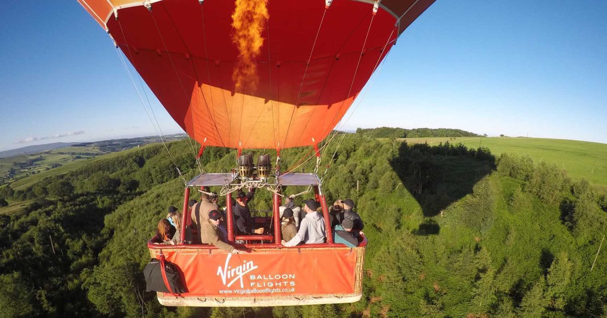 Hot air on sale balloon flights uk