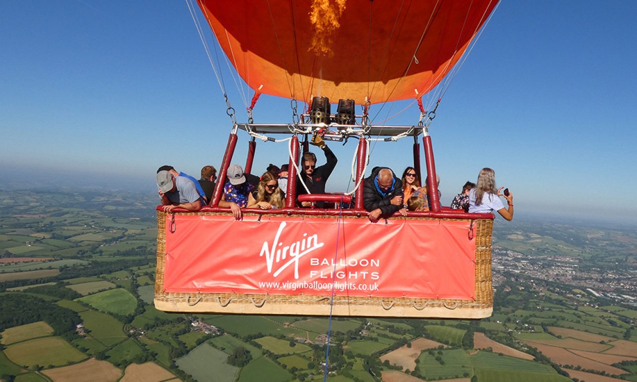 Delightful Hot Air Balloon Rides In Dorset… Virgin Balloon Flights
